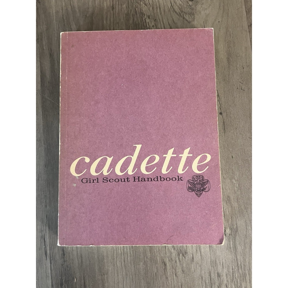Cadette Girl Scout Handbook - Pink Cover